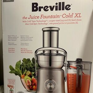 Breville Silver Juice Fountain Cold XL